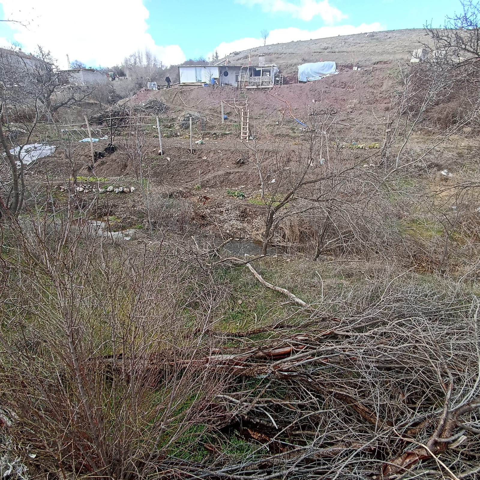 MERAM KARADİĞİN DERESİN DE 307 M2 BAHÇELİK ARAZİ.. görsel 2