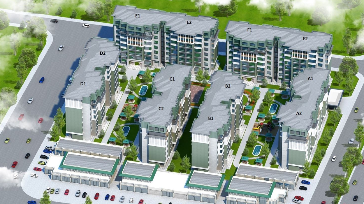 MERAM GAZZE CADDESİNDE KOBİSAN AŞİYAN SİTELERİNDE SATILIK 5+1 ULTRA LÜX DAİRE